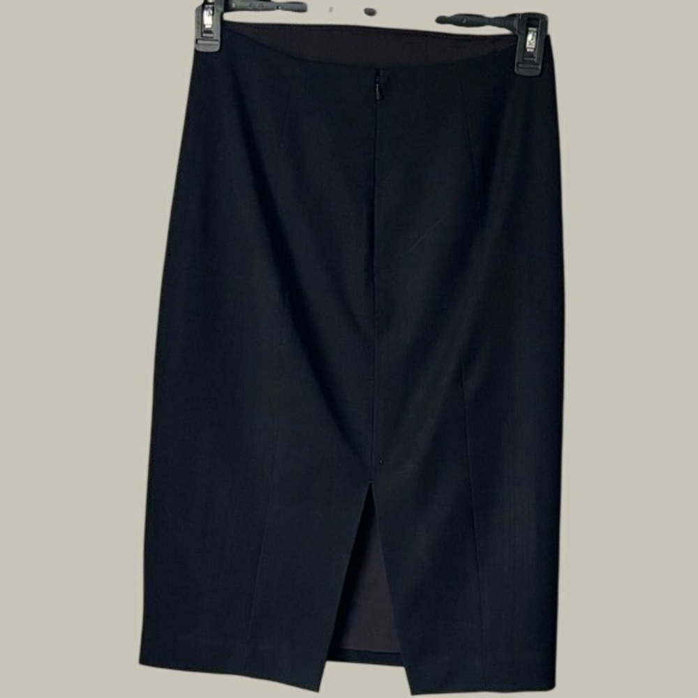 Women's Black High Waisted Long Pencil Skirt S 6